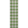 Piper Looms Mayfield Plaid AMF1053 Emerald Machine Washable Area Rug Runner Main Image