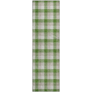 Piper Looms Mayfield Plaid AMF1053 Emerald Machine Washable Area Rug Runner Main Image