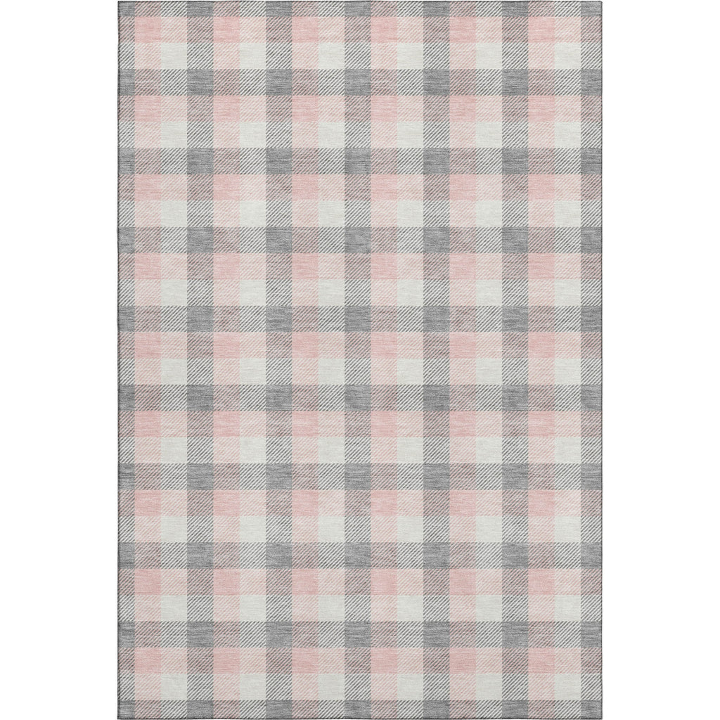 Piper Looms Mayfield Plaid AMF1053 Granite Machine Washable Area Rug main image