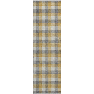 Piper Looms Mayfield Plaid AMF1053 Gray Machine Washable Area Rug Runner Main Image