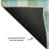 Piper Looms Mayfield Plaid AMF1053 Lime Machine Washable Area Rug Backing Image