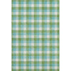 Piper Looms Mayfield Plaid AMF1053 Lime Machine Washable Area Rug main image