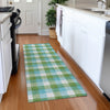 Piper Looms Mayfield Plaid AMF1053 Lime Machine Washable Area Rug Runner Lifestyle Image Feature