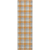 Piper Looms Mayfield Plaid AMF1053 Orange Machine Washable Area Rug Runner Main Image