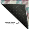 Piper Looms Mayfield Plaid AMF1053 Teal Machine Washable Area Rug Backing Image