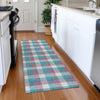 Piper Looms Mayfield Plaid AMF1053 Teal Machine Washable Area Rug Runner Lifestyle Image Feature