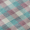 Piper Looms Mayfield Plaid AMF1053 Teal Machine Washable Area Rug Swatch Image