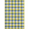 Piper Looms Mayfield Plaid AMF1053 Yellow Machine Washable Area Rug main image