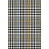 Piper Looms Mayfield Plaid AMF1054 Black Machine Washable Area Rug main image