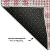 Piper Looms Mayfield Plaid AMF1054 Blush Machine Washable Area Rug Backing Image