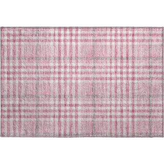Piper Looms Mayfield Plaid AMF1054 Blush Machine Washable Area Rug Scatter Main Image
