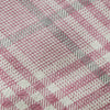 Piper Looms Mayfield Plaid AMF1054 Blush Machine Washable Area Rug Swatch Image