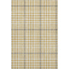 Piper Looms Mayfield Plaid AMF1054 Gold Machine Washable Area Rug main image