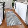 Piper Looms Mayfield Plaid AMF1054 Gray Machine Washable Area Rug Runner Lifestyle Image Feature