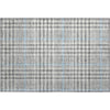 Piper Looms Mayfield Plaid AMF1054 Gray Machine Washable Area Rug Scatter Main Image