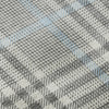 Piper Looms Mayfield Plaid AMF1054 Gray Machine Washable Area Rug Swatch Image