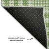 Piper Looms Mayfield Plaid AMF1054 Green Machine Washable Area Rug Backing Image