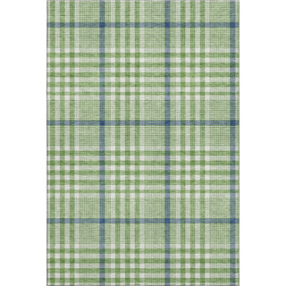 Piper Looms Mayfield Plaid AMF1054 Green Machine Washable Area Rug main image