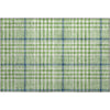 Piper Looms Mayfield Plaid AMF1054 Green Machine Washable Area Rug Scatter Main Image