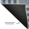 Piper Looms Mayfield Plaid AMF1054 Navy Machine Washable Area Rug Backing Image