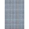 Piper Looms Mayfield Plaid AMF1054 Navy Machine Washable Area Rug main image