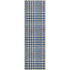 Piper Looms Mayfield Plaid AMF1054 Navy Machine Washable Area Rug Runner Main Image