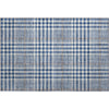 Piper Looms Mayfield Plaid AMF1054 Navy Machine Washable Area Rug Scatter Main Image