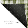 Piper Looms Mayfield Plaid AMF1054 Olive Machine Washable Area Rug Backing Image