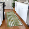 Piper Looms Mayfield Plaid AMF1054 Olive Machine Washable Area Rug Runner Lifestyle Image Feature