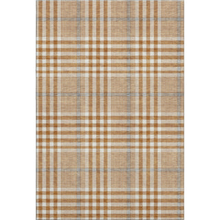 Piper Looms Mayfield Plaid AMF1054 Paprika Machine Washable Area Rug main image