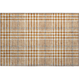 Piper Looms Mayfield Plaid AMF1054 Paprika Machine Washable Area Rug Scatter Main Image