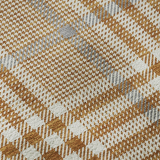 Piper Looms Mayfield Plaid AMF1054 Paprika Machine Washable Area Rug Swatch Image