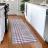Piper Looms Mayfield Plaid AMF1054 Purple Machine Washable Area Rug Runner Lifestyle Image Feature