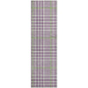 Piper Looms Mayfield Plaid AMF1054 Purple Machine Washable Area Rug Runner Main Image