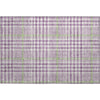 Piper Looms Mayfield Plaid AMF1054 Purple Machine Washable Area Rug Scatter Main Image
