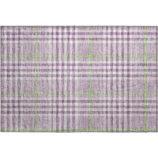 Piper Looms Mayfield Plaid AMF1054 Purple Machine Washable Area Rug Scatter Main Image