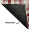 Piper Looms Mayfield Plaid AMF1054 Red Machine Washable Area Rug Backing Image
