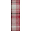 Piper Looms Mayfield Plaid AMF1054 Red Machine Washable Area Rug Runner Main Image