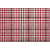 Piper Looms Mayfield Plaid AMF1054 Red Machine Washable Area Rug Scatter Main Image