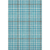 Piper Looms Mayfield Plaid AMF1054 Teal Machine Washable Area Rug main image