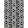 Piper Looms Mayfield Swirls AMF1055 Black Machine Washable Area Rug main image