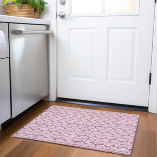Piper Looms Mayfield Swirls AMF1055 Blush Machine Washable Area Rug Scatter Lifestyle Image Feature
