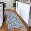Piper Looms Mayfield Swirls AMF1055 Denim Machine Washable Area Rug Runner Lifestyle Image Feature