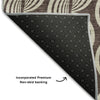 Piper Looms Mayfield Swirls AMF1055 Fudge Machine Washable Area Rug Backing Image