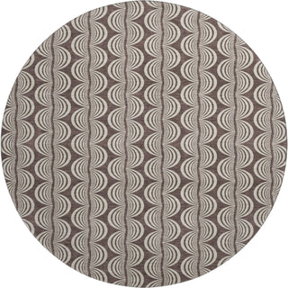Piper Looms Mayfield Swirls AMF1055 Fudge Machine Washable Area Rug Round Main Image