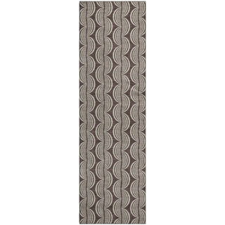 Piper Looms Mayfield Swirls AMF1055 Fudge Machine Washable Area Rug Runner Main Image