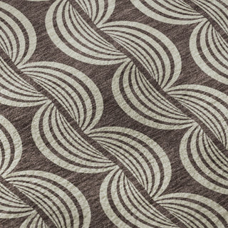 Piper Looms Mayfield Swirls AMF1055 Fudge Machine Washable Area Rug Swatch Image