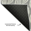 Piper Looms Mayfield Swirls AMF1055 Gray Machine Washable Area Rug Backing Image