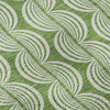 Piper Looms Mayfield Swirls AMF1055 Green Machine Washable Area Rug Swatch Image