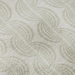 Piper Looms Mayfield Swirls AMF1055 Ivory Machine Washable Area Rug Swatch Image